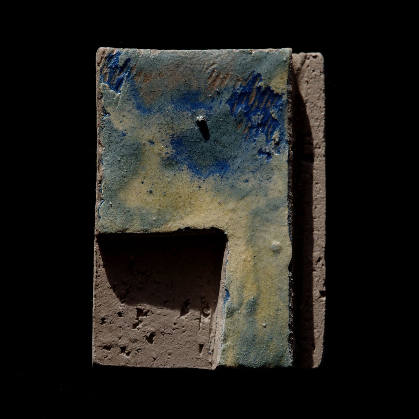 Architektur Winkel gelb-blau