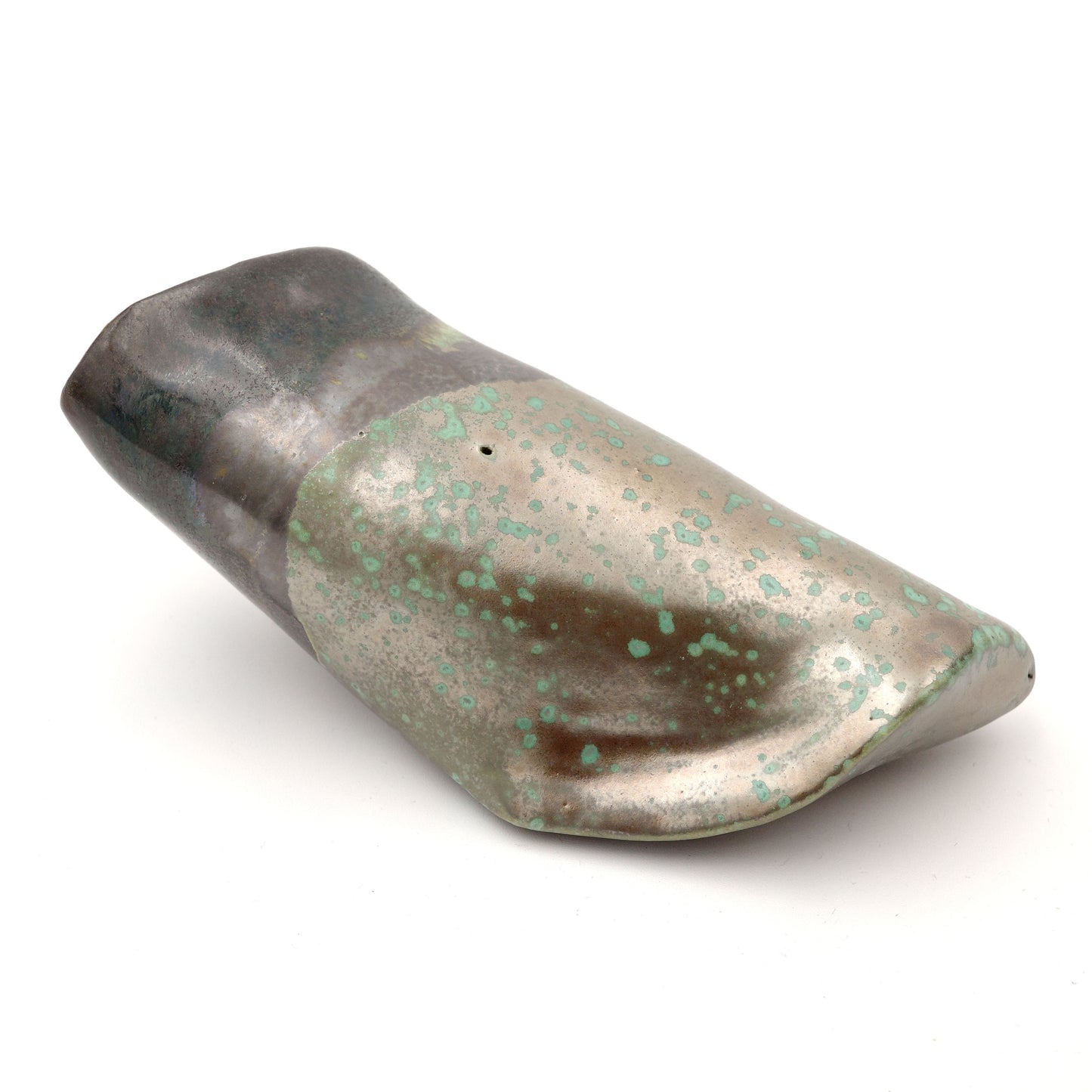 Anthropomorphe Form Grün Silber