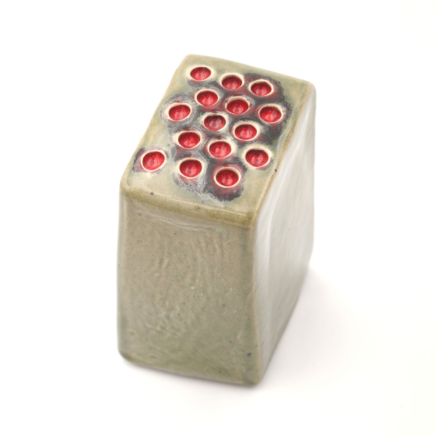 Architektonische Form Grün Rot