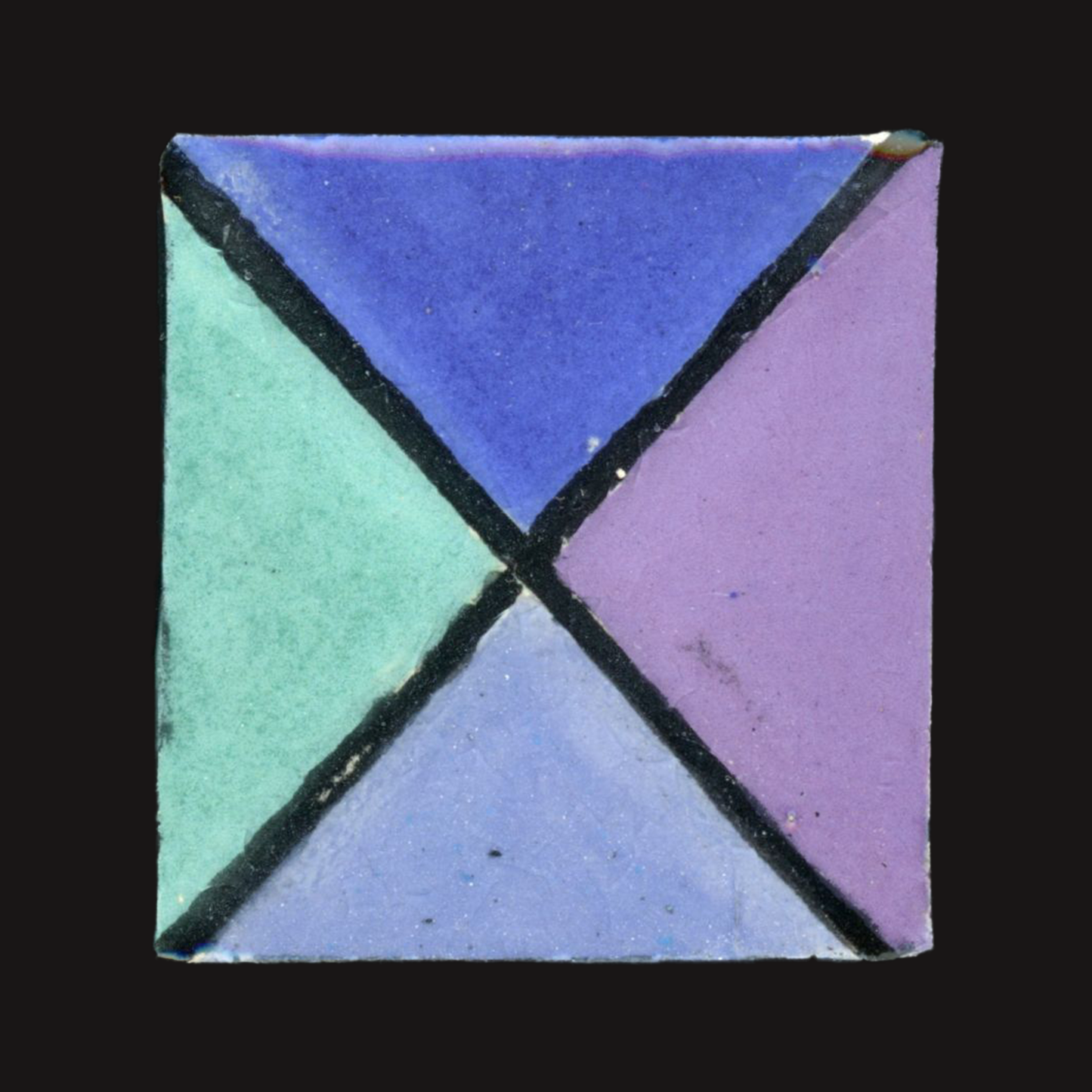 Farbklänge und Farbkontraste blau-türkis-lila