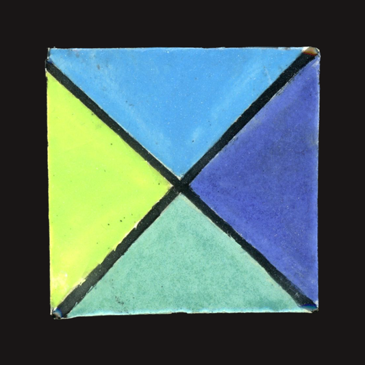 Farbklänge und Farbkontraste blau-türkis-gelb