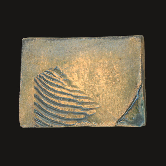 Werkzeugspuren grau-beige