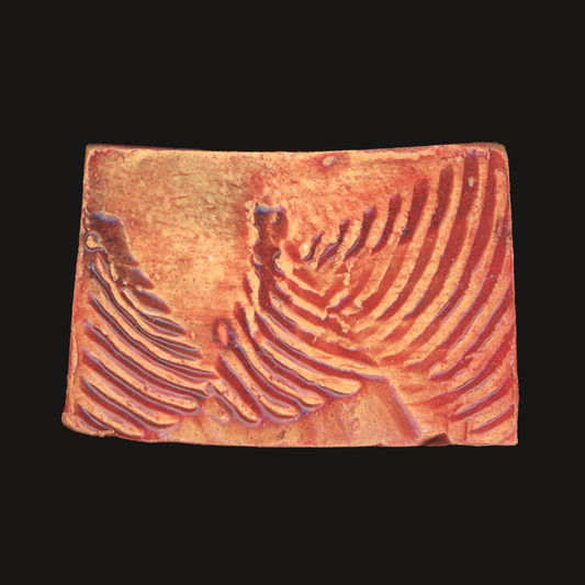 Werkzeugspuren rot-beige