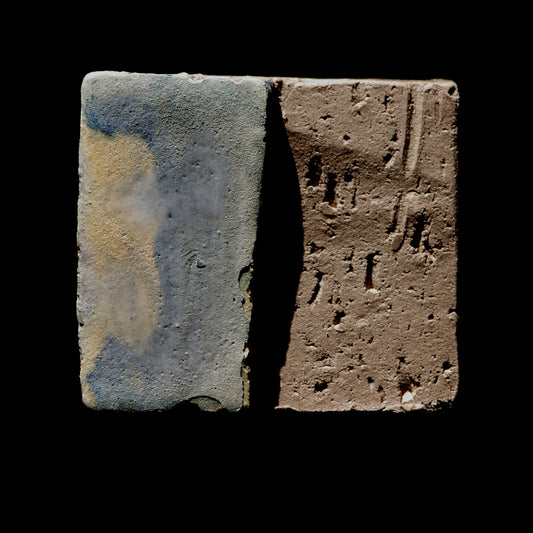 Architektur Hälfte blau