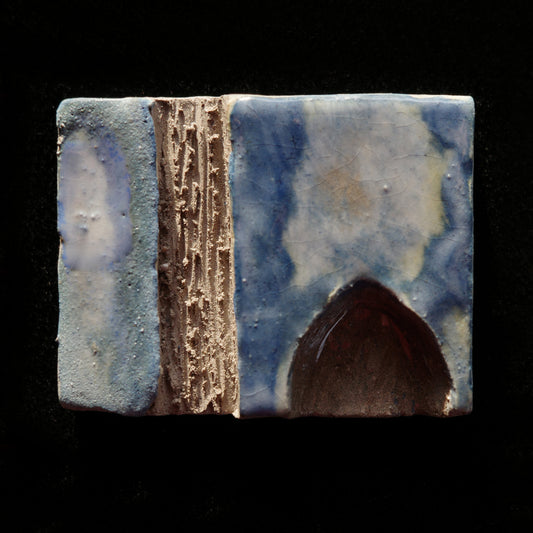 Architektur Struktur blau-grau