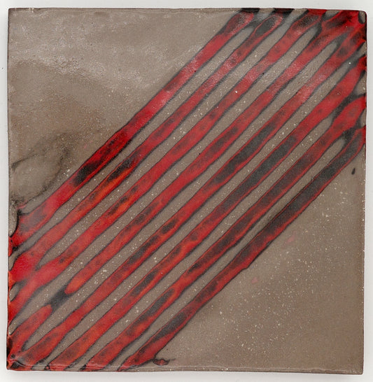 Untersetzer rote Streifen