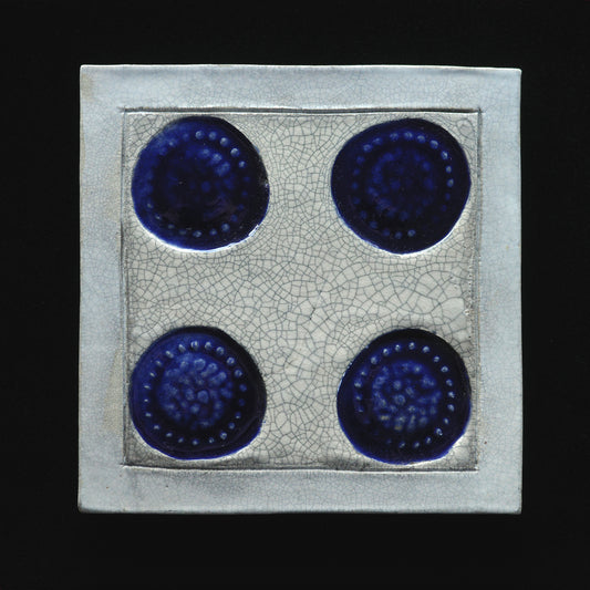 Untersetzer blaue Kreise