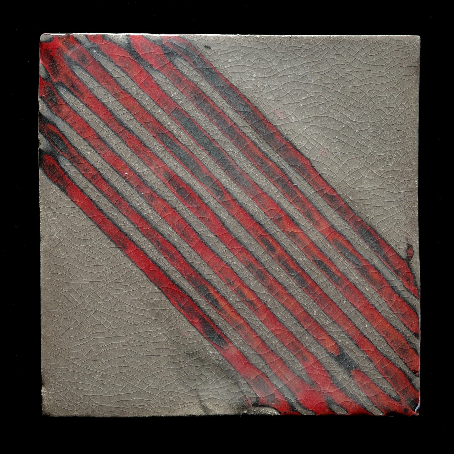 Untersetzer rote Streifen