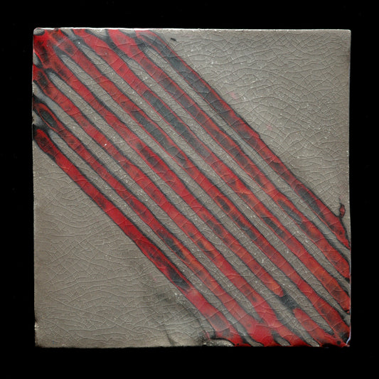 Untersetzer rote Streifen