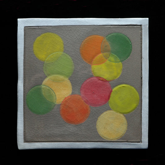 Untersetzer bunte Punkte