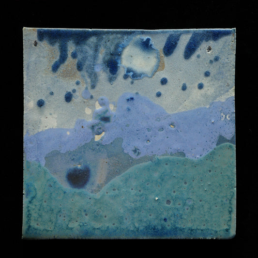 Untersetzer blau-grau