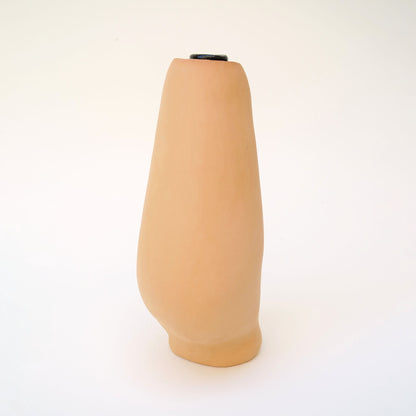Vase natur/schwarz 09