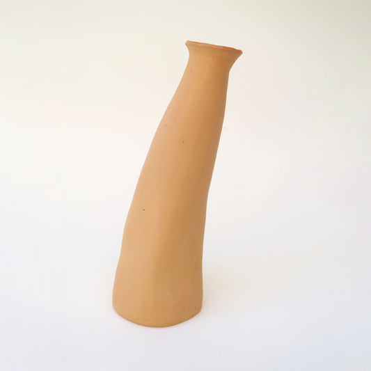 Vase natur/schwarz 05