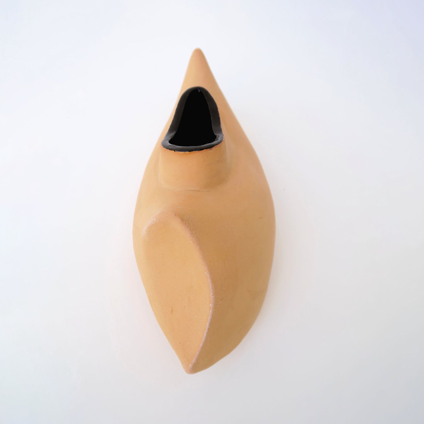 Vase natur/schwarz 01